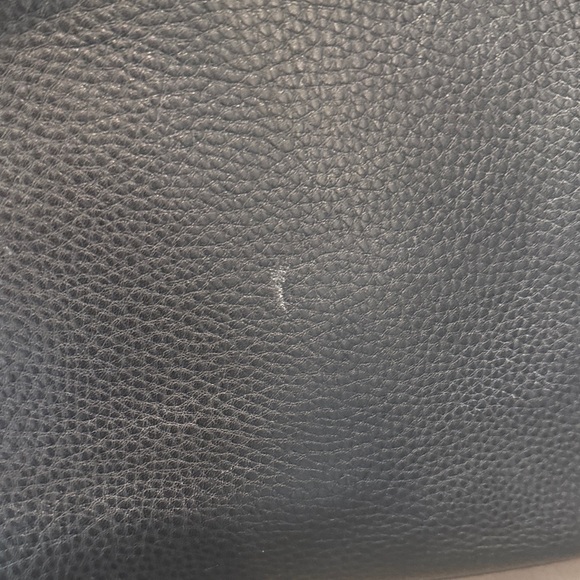 Tory Burch Black Pebbled Leather Tote - Picture 5 of 16